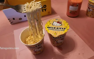 Hello Kitty Chicken Noodle Soup from Costco