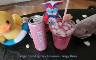 Gorgie Sparkling Pink Lemonade Energy Drink