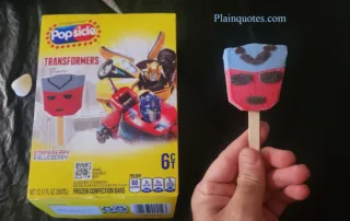 Transformers Popsicle