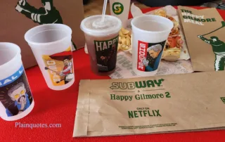 Subway Happy Gilmore 2 Cups