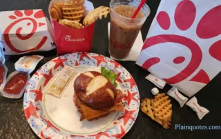 Chick-fil-A Pretzel Cheddar Club Sandwich with Spicy Filet