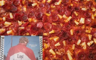 Machine Gun Kelly the Lost Americana Pizza from Prince St. Pizza